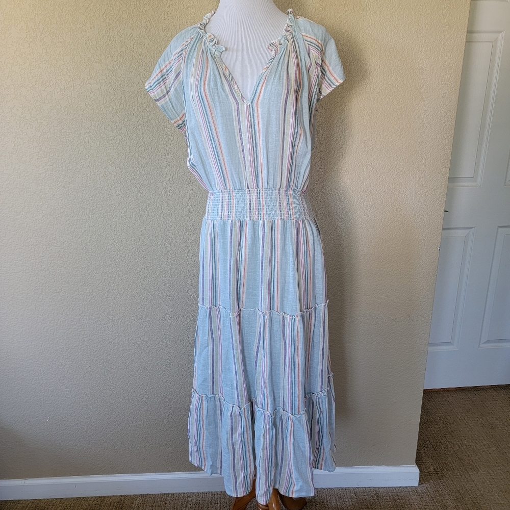 NWT Rails Amelia Dress in Sag Harbour Stripe, Size XL